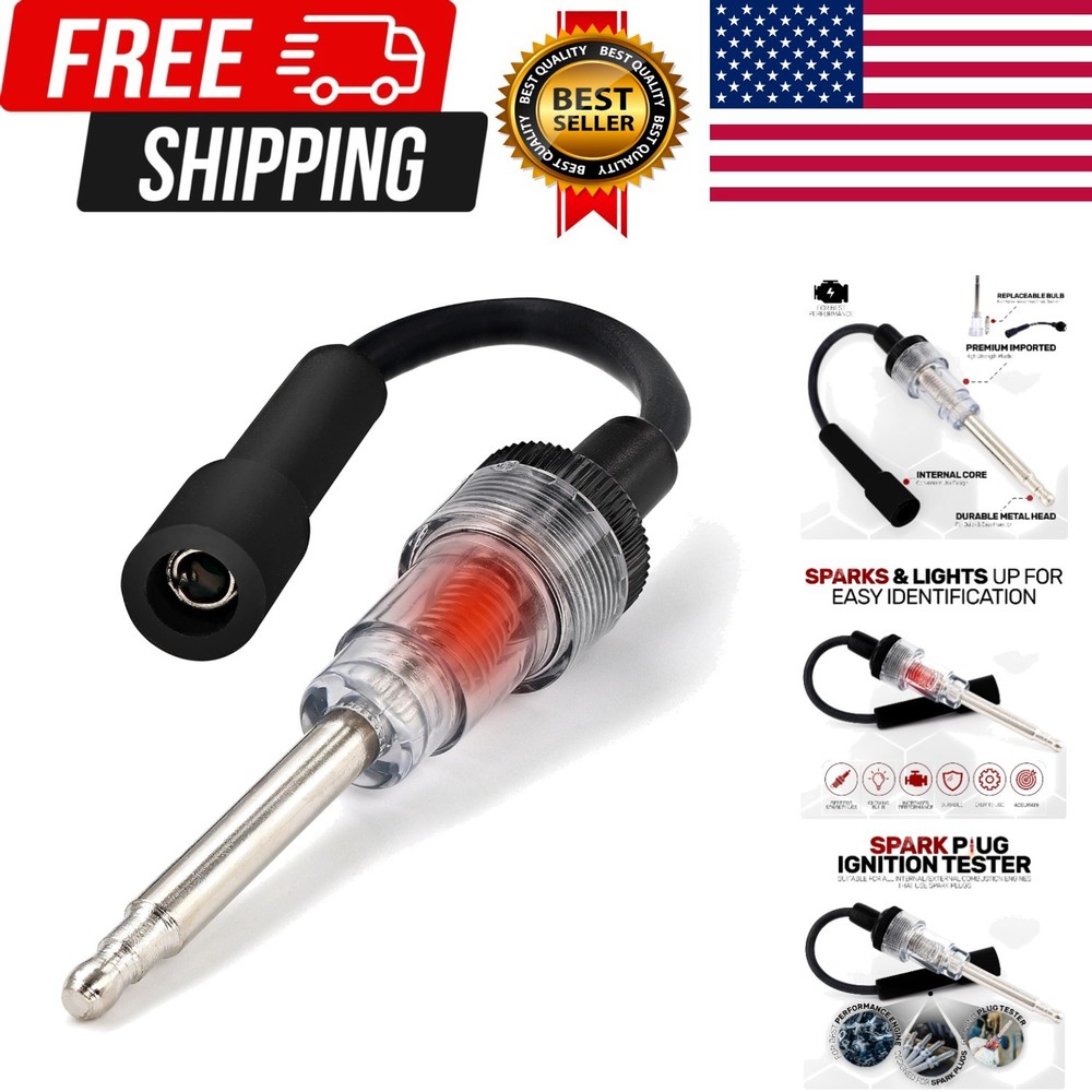 Ram-Pro Inline Spark Tester, Plug Engine Ignition 6-12 Volt Fool-Proof – Pick...