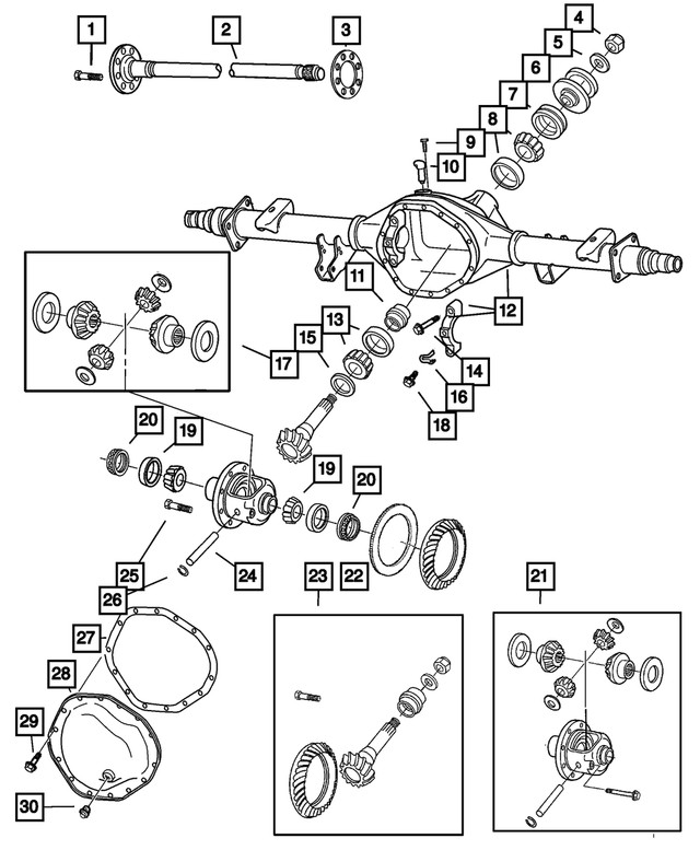 Genuine Mopar Axle Yoke 5086802AB