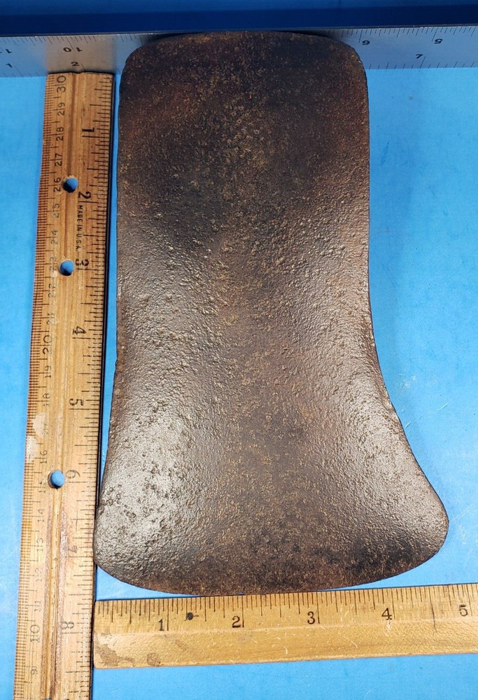 Axe Head Single Bit Unmarked 3 pounds 8.2 ounces