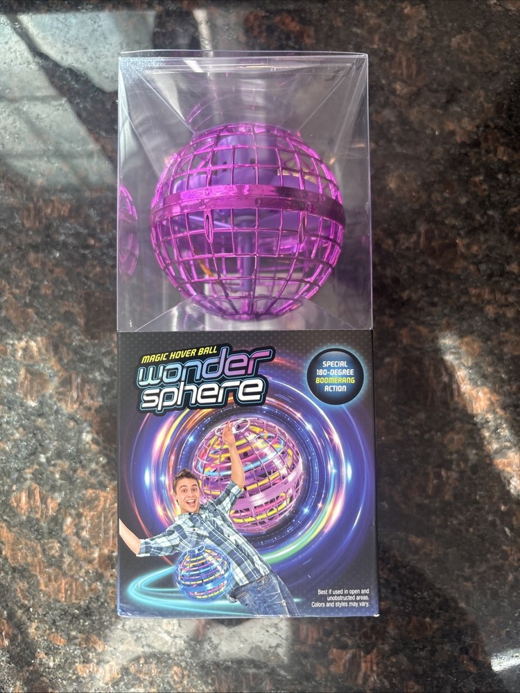 Wonder Sphere Magic Hover Ball Purple Skill Level Easy STEM Certified