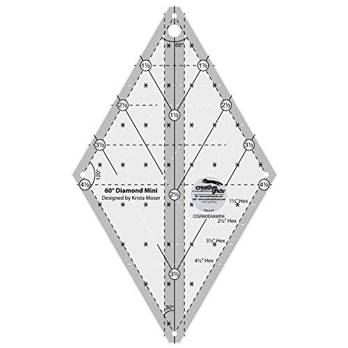 60 Degree Mini Diamond Ruler - CGR60DIAMINI