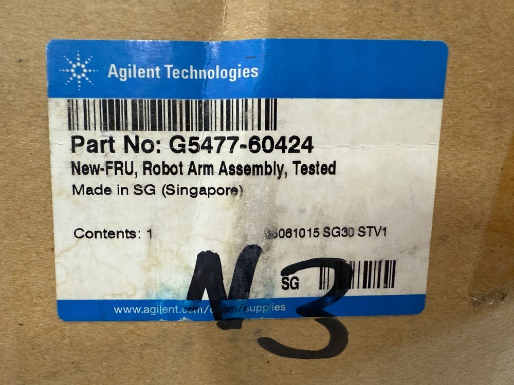 Agilent Technologies FRU G5477-60424 Robotic Arm Assembly Microplate Handler