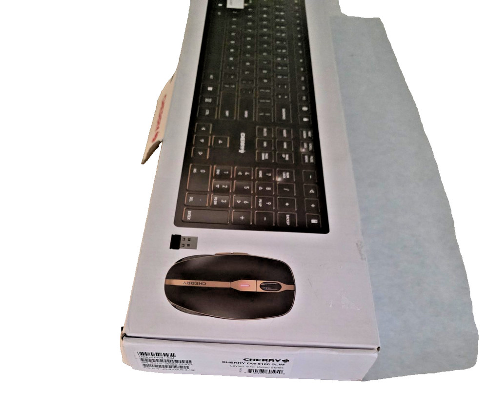 Cherry DW 9100 Slim Rechargeable Wireless Keyboard and Mouse