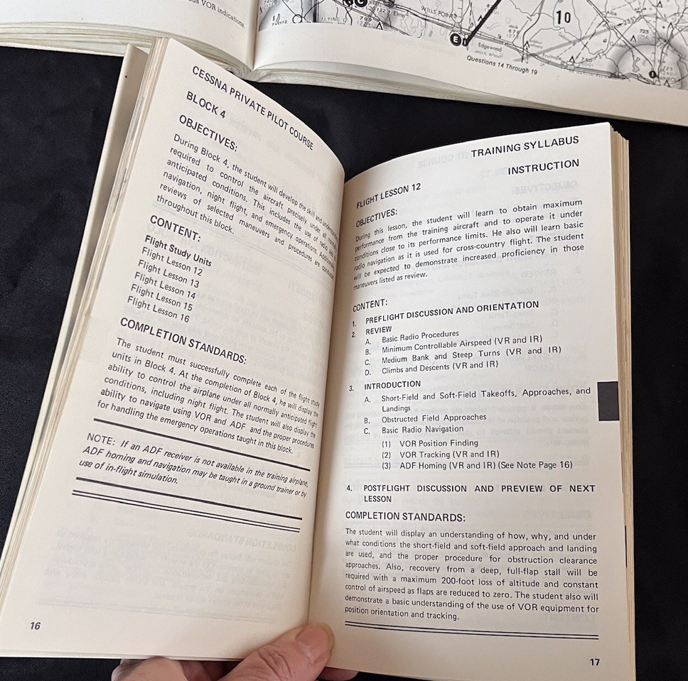 Vtg Cessna Pilot Center Flight Training System Private Pilot Workbook & Syllabus