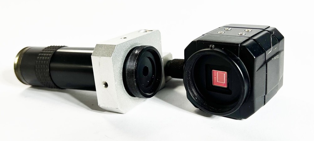 Color Industrial CCD Machine Vision Camera with lens