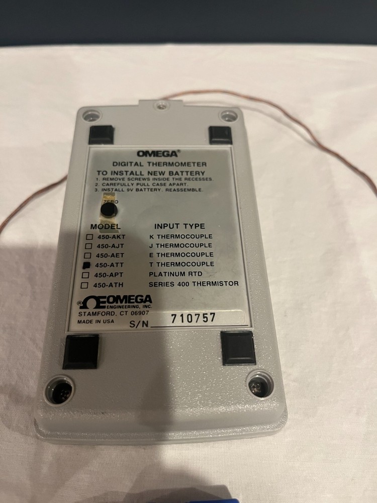 OMEGA Engineering 450-ATT Digital Thermocouple Thermometer Type T