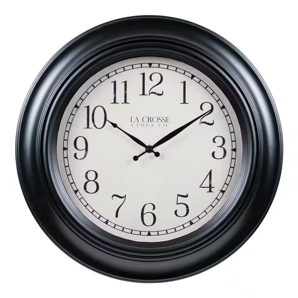 18 In. Rhodes Quartz Analog Wall Clock