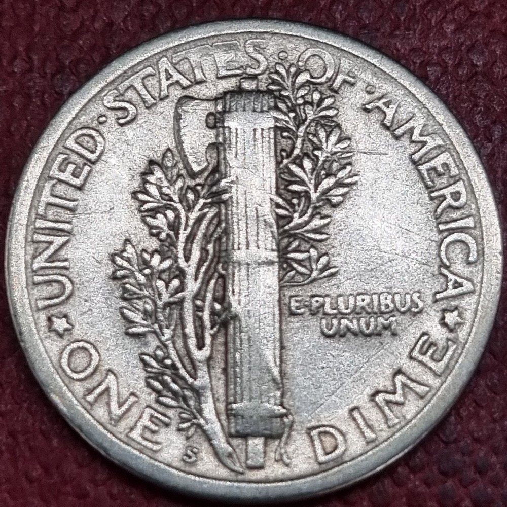 1920 S Mercury Dime 10c Higher Grade #100192