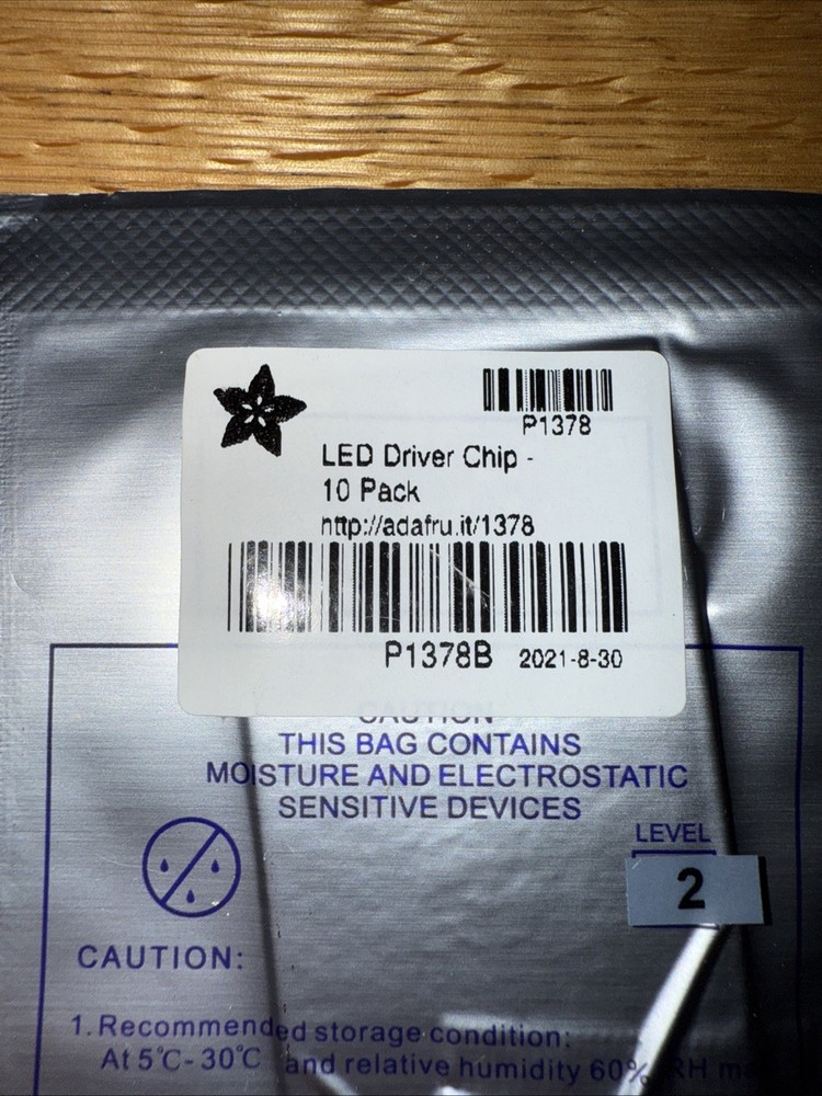 Adafruit WS2811 NeoPixel LED Driver Chip - 10 Pack 1378