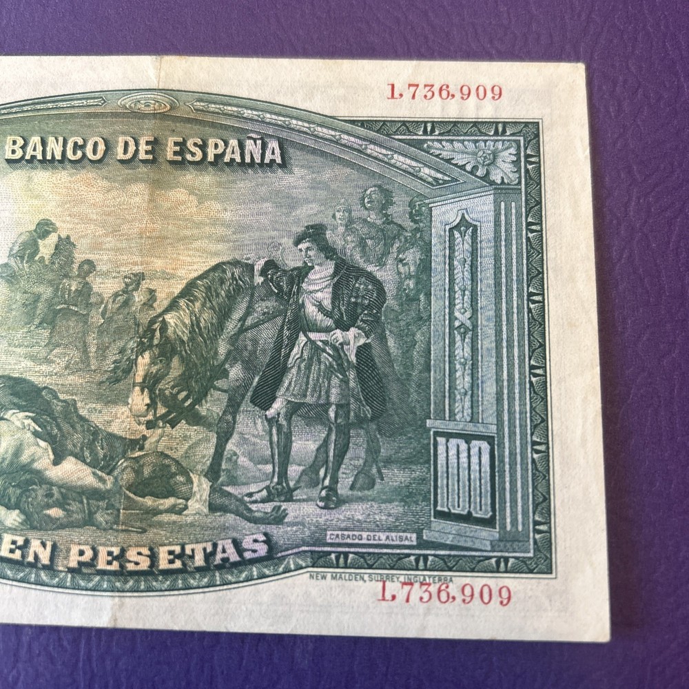 Spain- 100 Pesetas- 1931