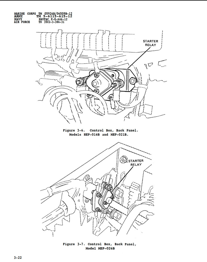 288 pg. 3kW TACTICAL GENERATOR SET MEP-016B 021B 026B Operator Manual on Data CD