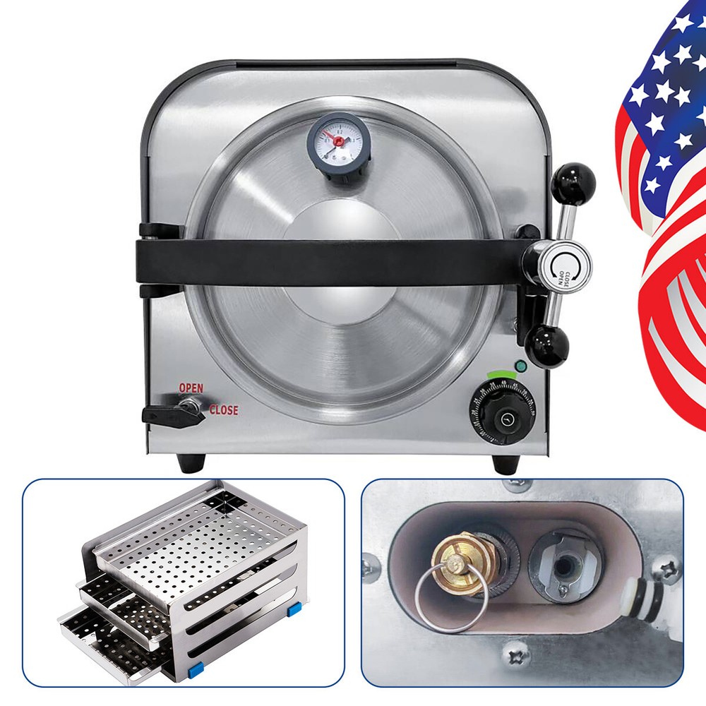 Dental Autoclave Steam Sterilizer Medical Sterilization/Drying Function/Printer