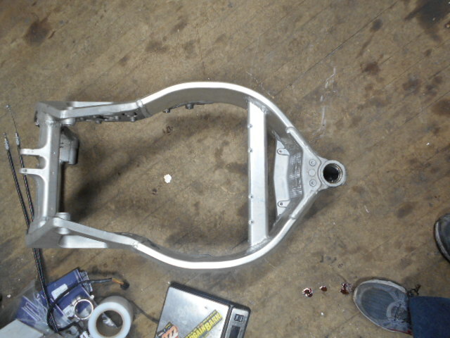 1997 HONDA OEM FRAME STRAIGHT NO CRACKS
