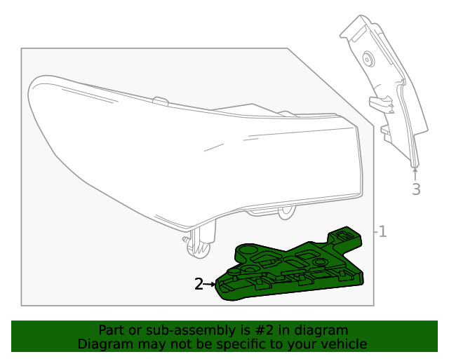 Genuine GM Lower Bracket 26451402