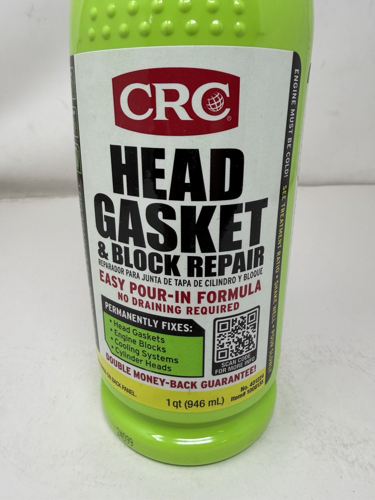 CRC FiberLock Head Gasket & Block Repair 32oz K&W