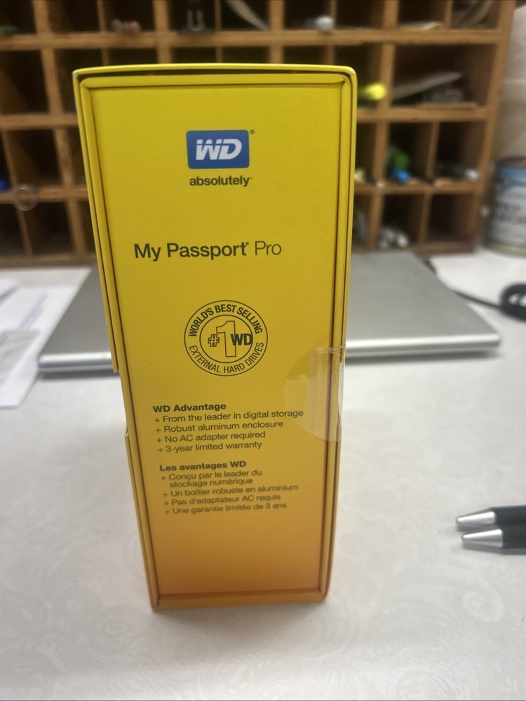 WD My Passport Pro *Mac* Portable RAID Storage Thunderbolt Performance 4TB