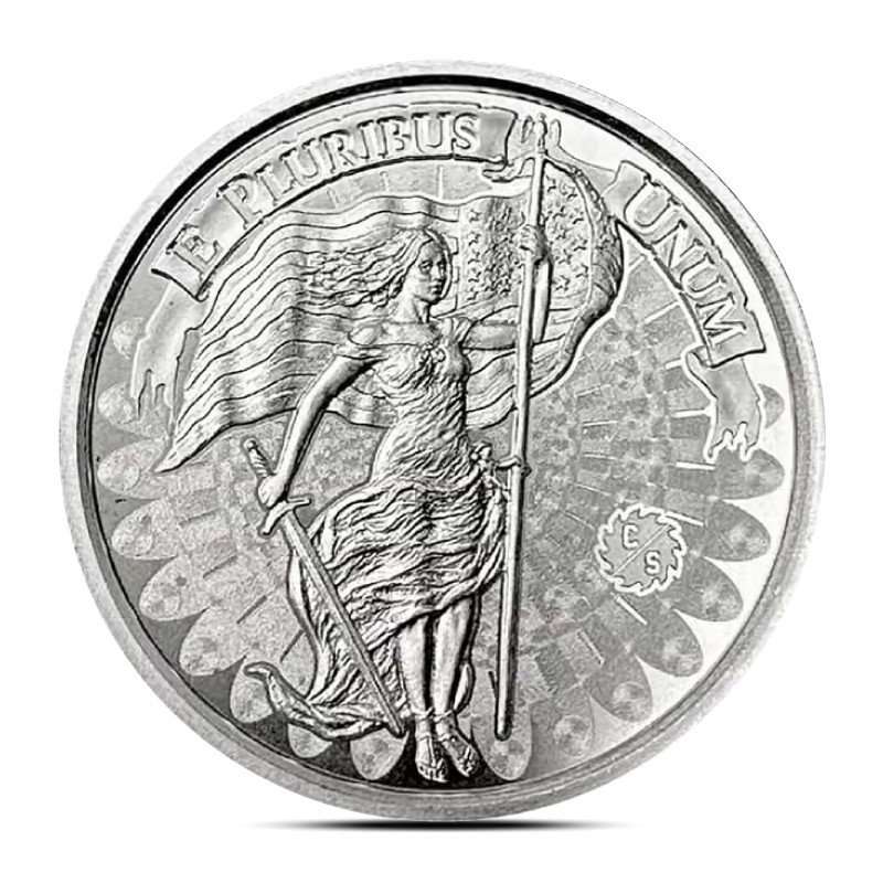2 oz Unity & Liberty Silver Round