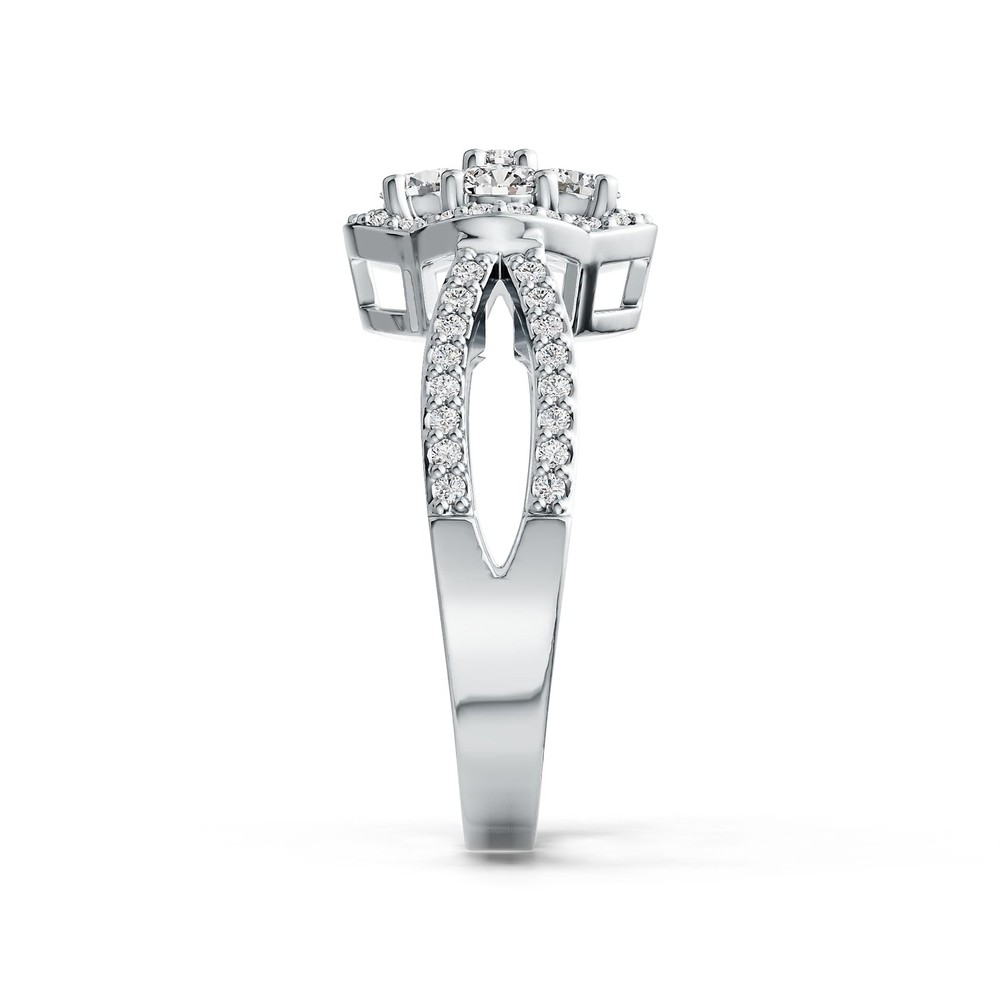Sterling Silver Semi Mount Ring Setting Round RD 3.5mm