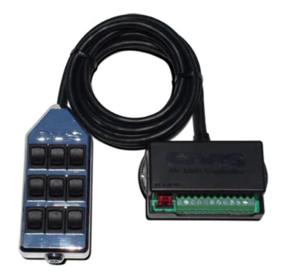 AVS ARC-9-CH Chrome 9 Switchbox Air Ride Suspension Bag Controller