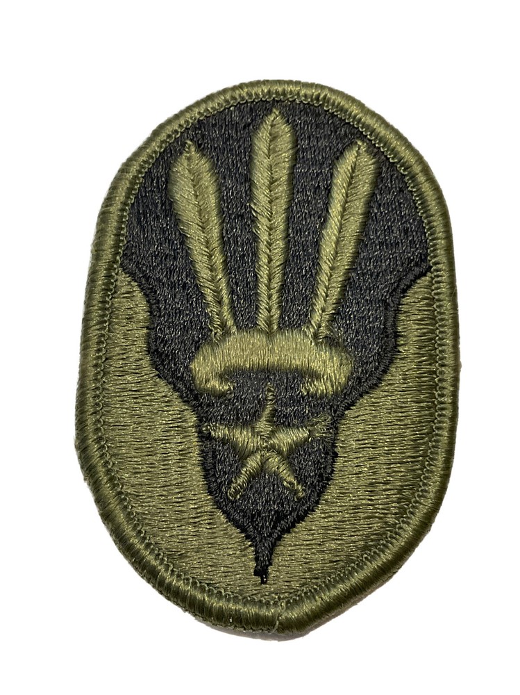 Vietnam Era U.S. Army 123rd ARCOM Army Reserve Command Merrowed Subdued Patch