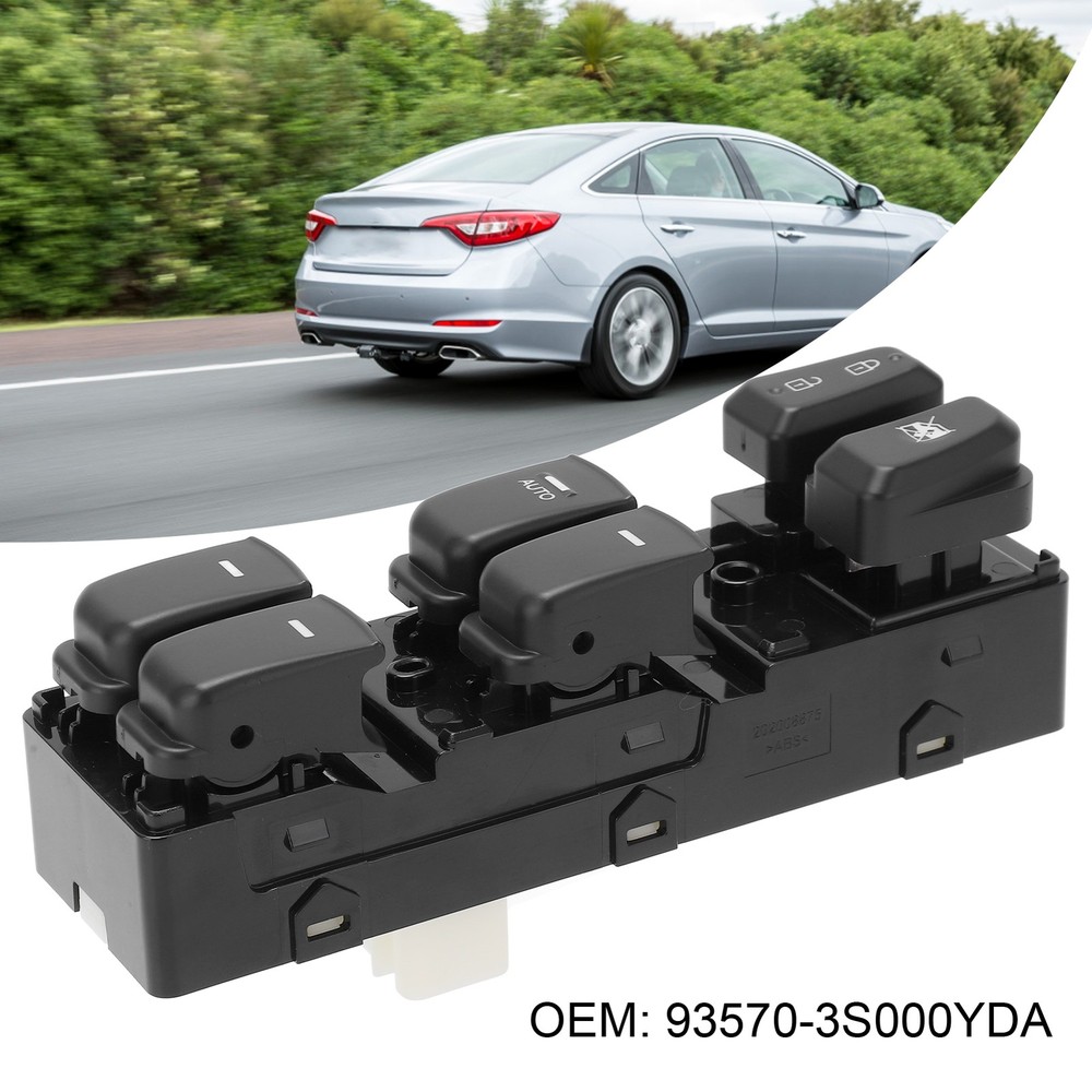 1.Black Power Window Switch For Sonata 2011‑2014 Easy Control Replacement UUFY