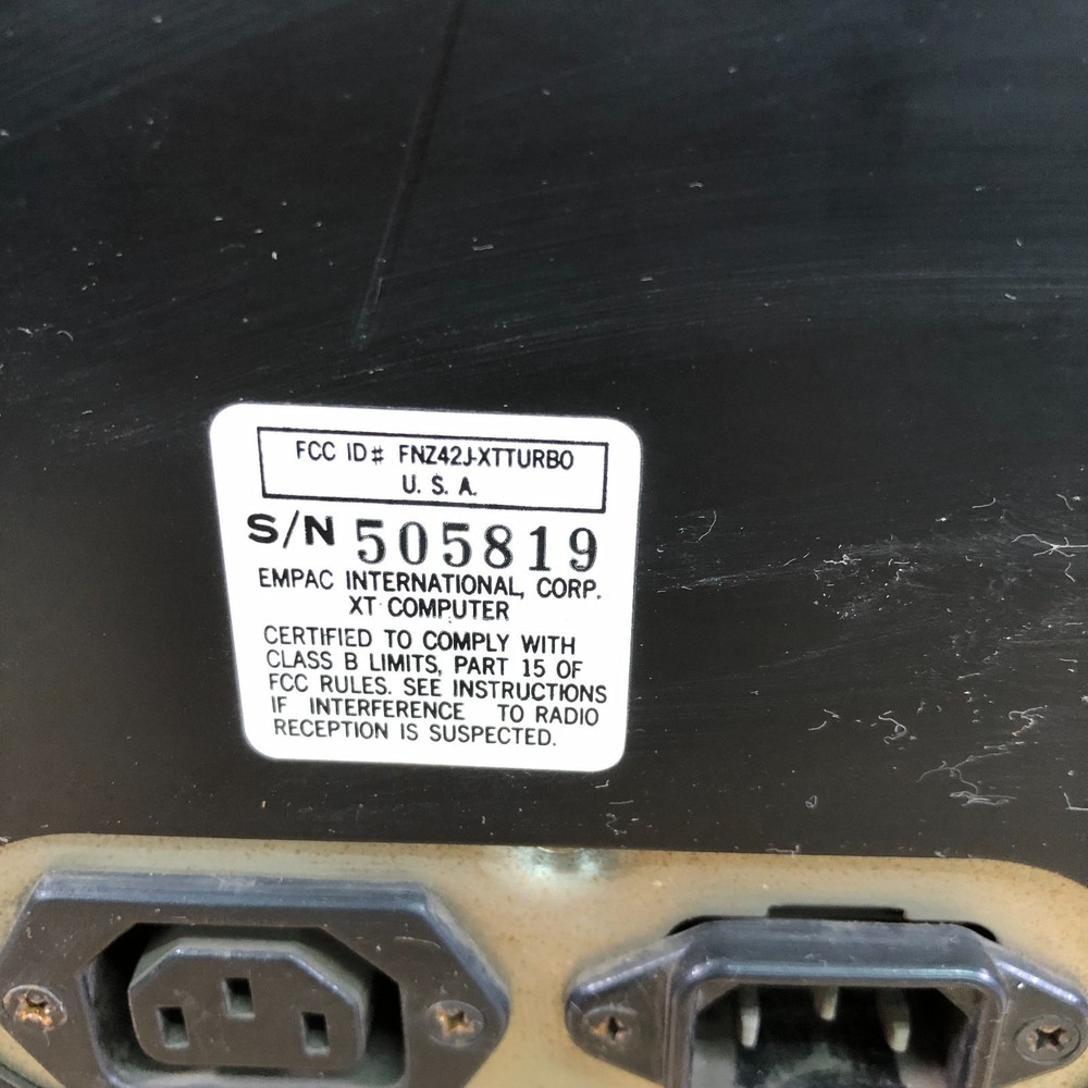 EMPAC PC II IBM PC XT Clone Desktop Computer Complete w/Cards & Drives Restore