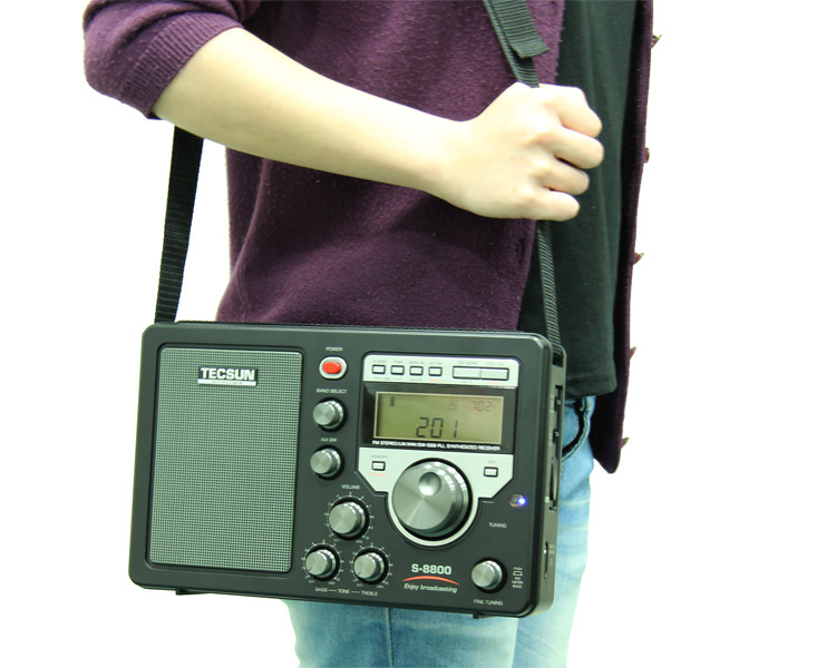 TECSUN S-8800 PLL DSP Triple Conversion AM/FM/LW/SW SSB Radio Receiver