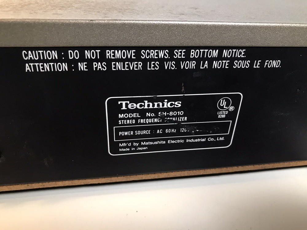 Technics Vintage Silver Stereo Frequency Equalizer SH-8010 Tested