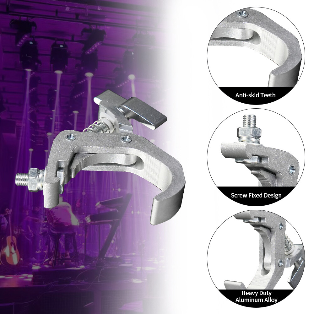 8Pack DJ Stage Lighting Clamp Truss Bracket Hook Clamp DJ Projector Bar Light