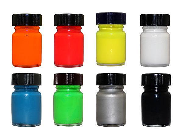 Fluorescent Orange Automotive Gauge Cluster Needle Paint Bottle with Brush