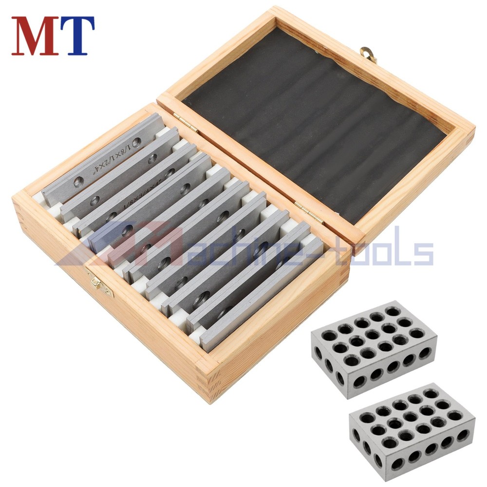 1/8" x 4" 10-Pair Precision Parallel Set Including 1-2-3 Blocks