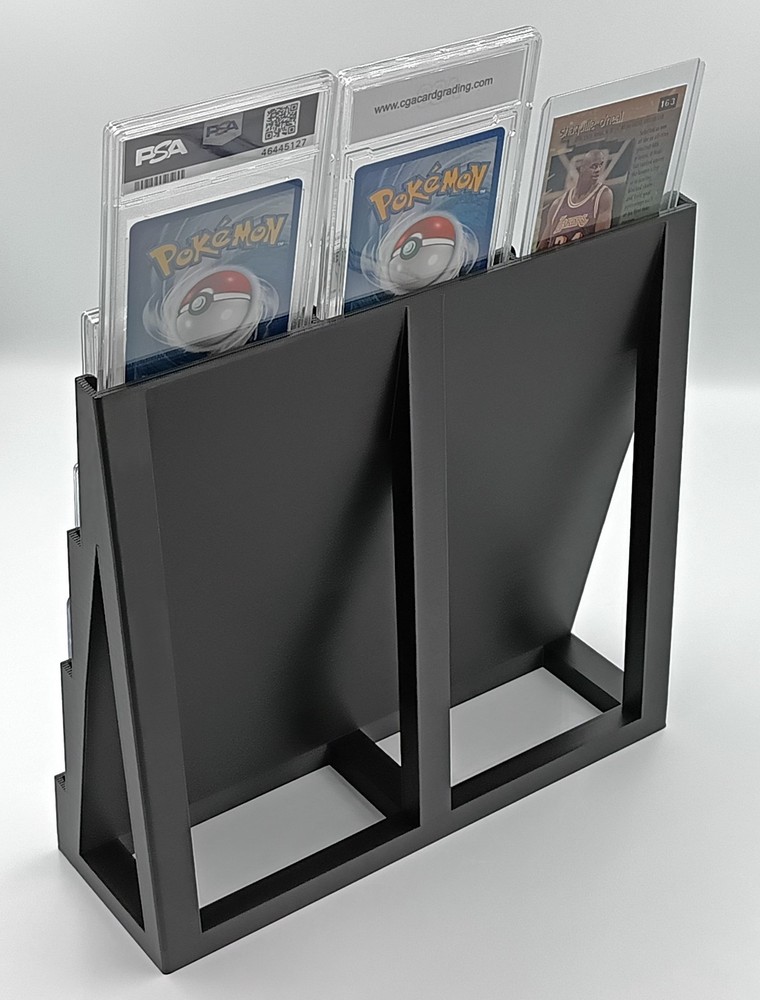 Graded 12 Card Slab & Top Loader Rugged Tower Display Compatible with Most Slabs