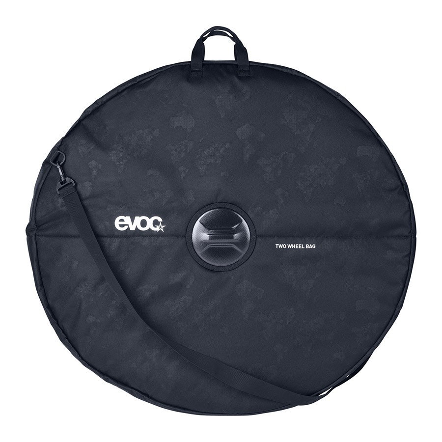 EVOC Two Wheel Bag with Reinforced Axle Protection & Removable Shoulder Strap