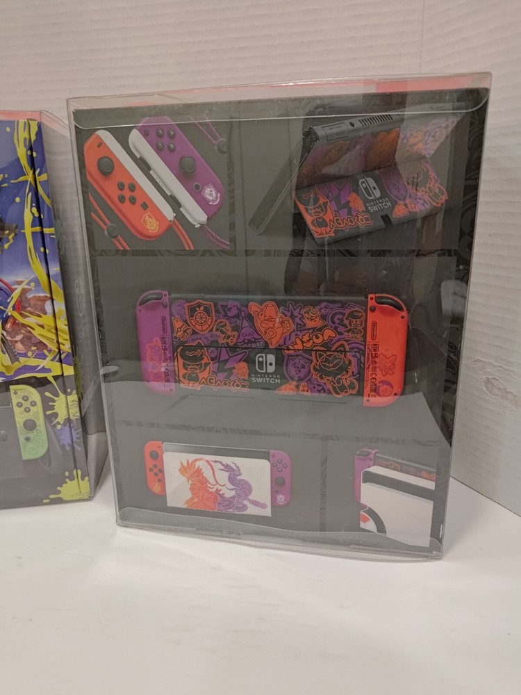 OLED Switch Console Box Protector & Display Case, Fits Zelda, Pokemon, Splatoon