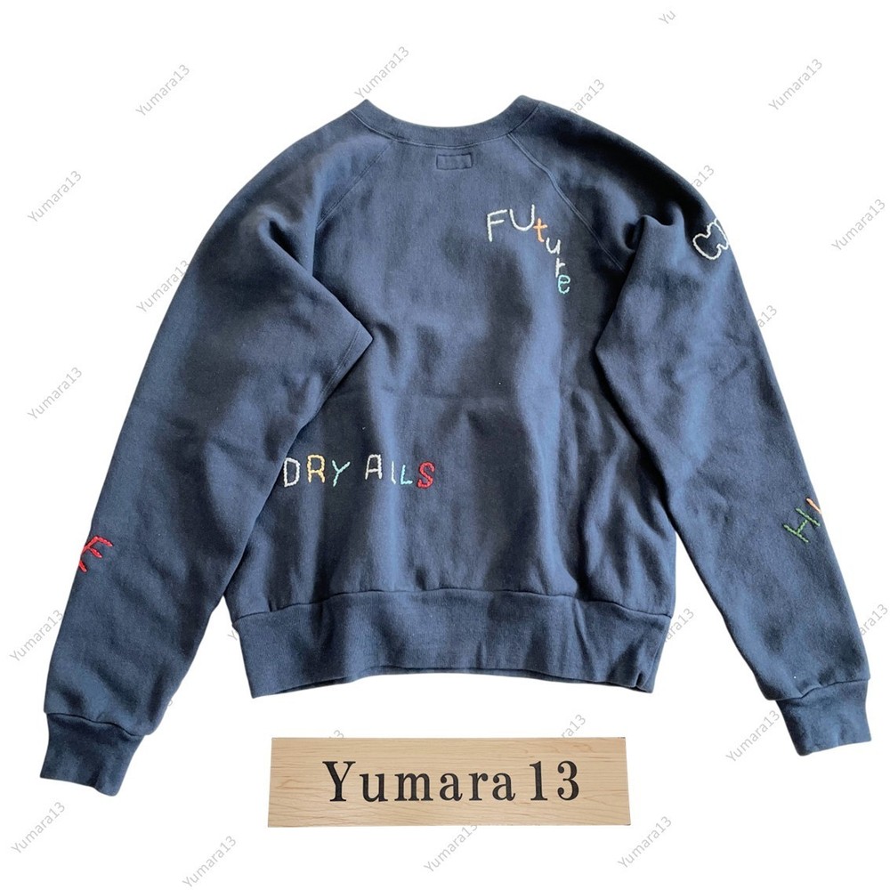 HUMAN MADE Embroidered Sweatshirt Black HM31CS067
