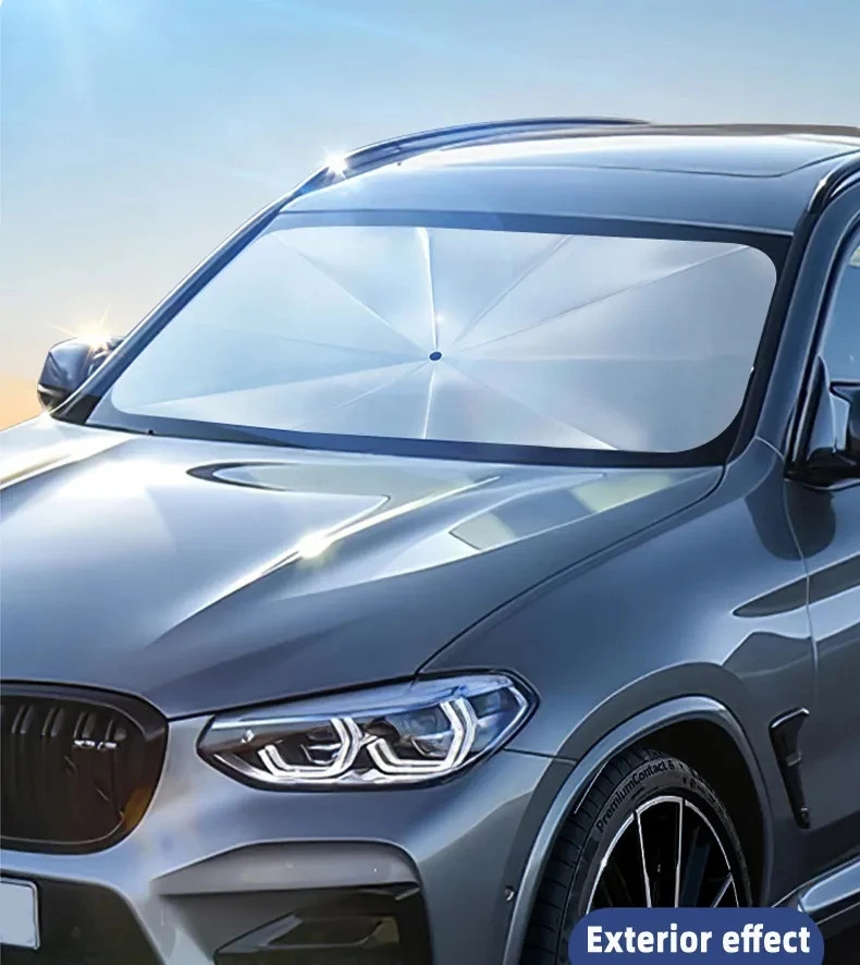 Car Windshield Sunshade Umbrella - Folding Front Window Sun Protection
