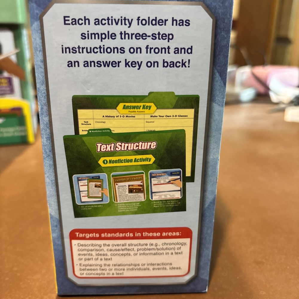 Finding Evidence Comprehension Kit Non-Fiction Text Structure ￼