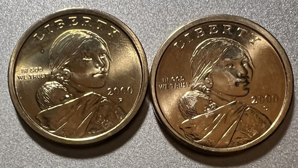 2000 P & D SACAGAWEA NATIVE AMERICAN DOLLARS BU