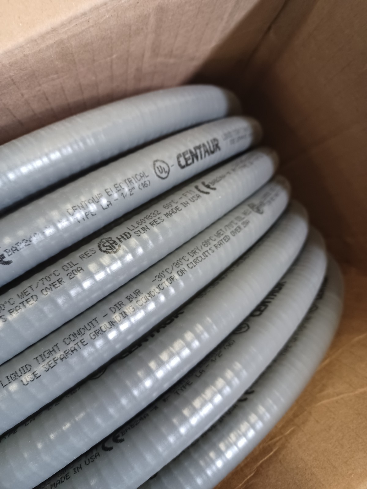 Centaur Electrical Installation - WI 620230REEL - 1/2" UL Listed Liquid Tight Re