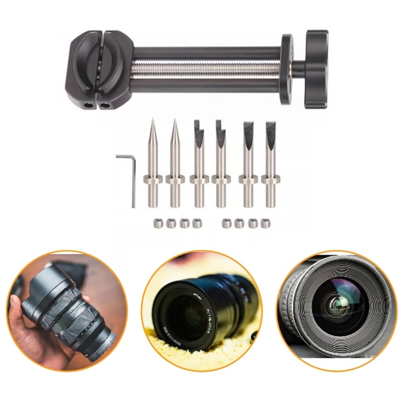 MultiFunction Lens Repair Tool Camera Lens Vise Tool Kit Lens Filter Spanner