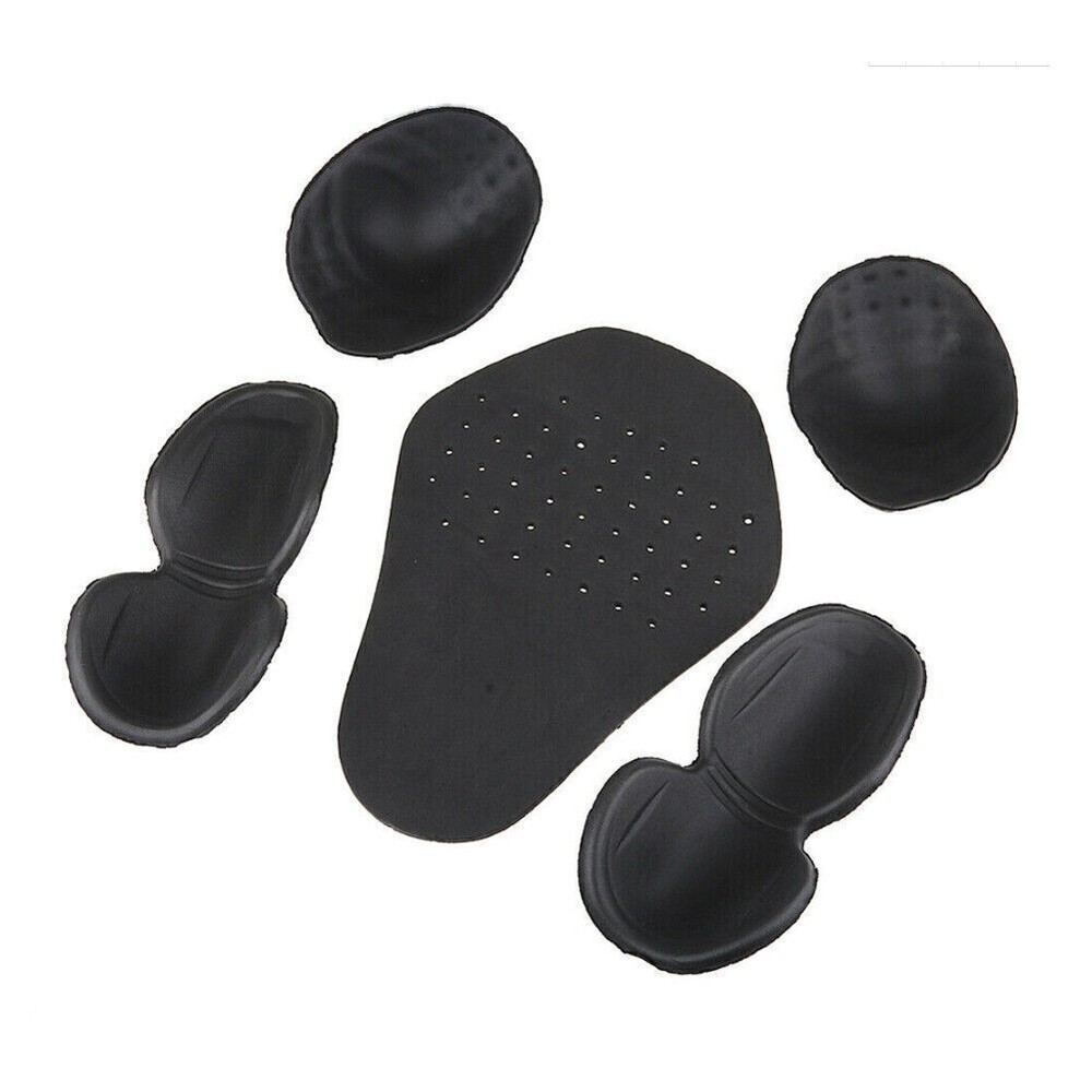 Motorcycle Jacket Lining Protectors Pads Shoulder Elbow Back Armor Guard 5pcs