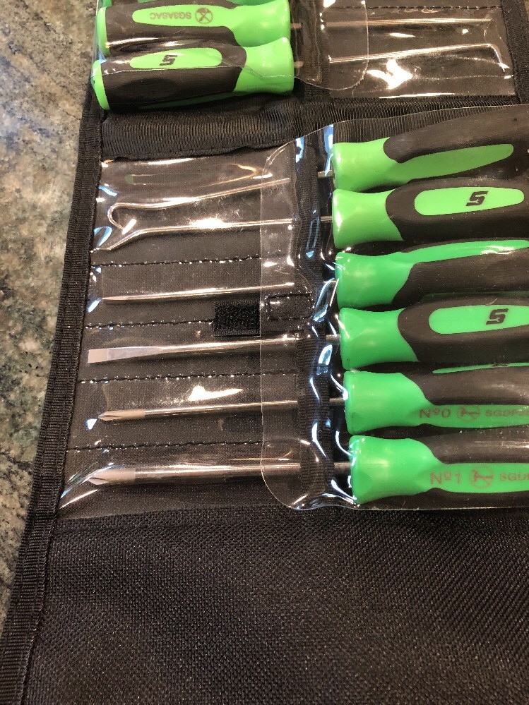 Snap On sgmini12ag 12 pc mini pic, screwdriver & torx set