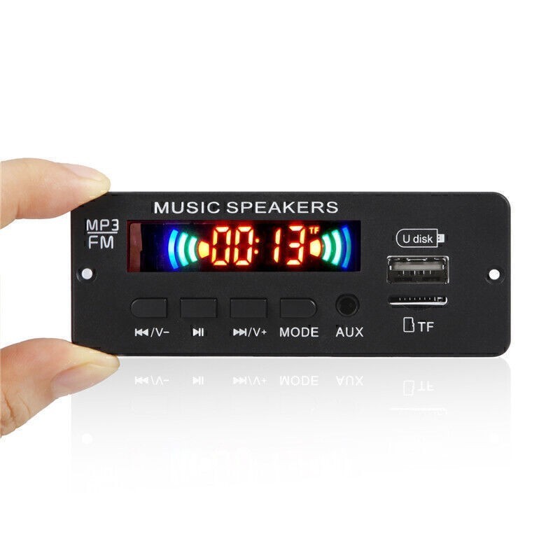 Bluetooth 5.0 MP3 Decoder Board Wireless USB TF FM Car Stereo Hands-Free Call