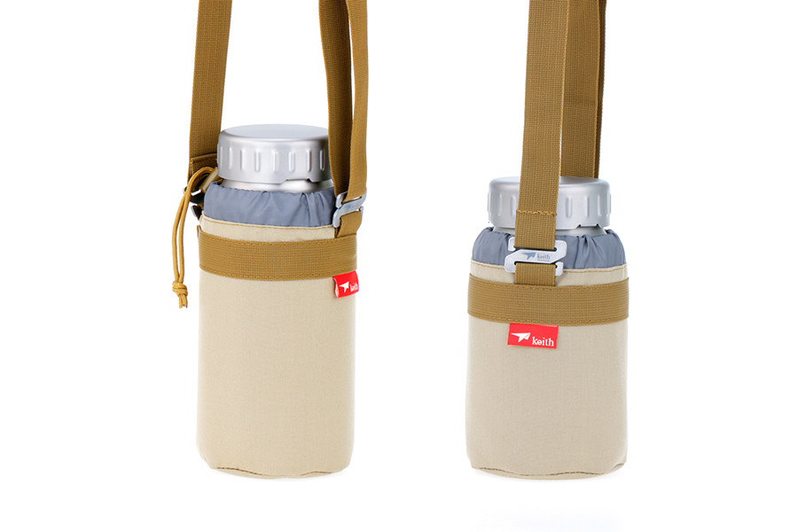 Keith Titanium Ti3036 Bottle with Leakproof, Quick Bayonet-type Cap Mount