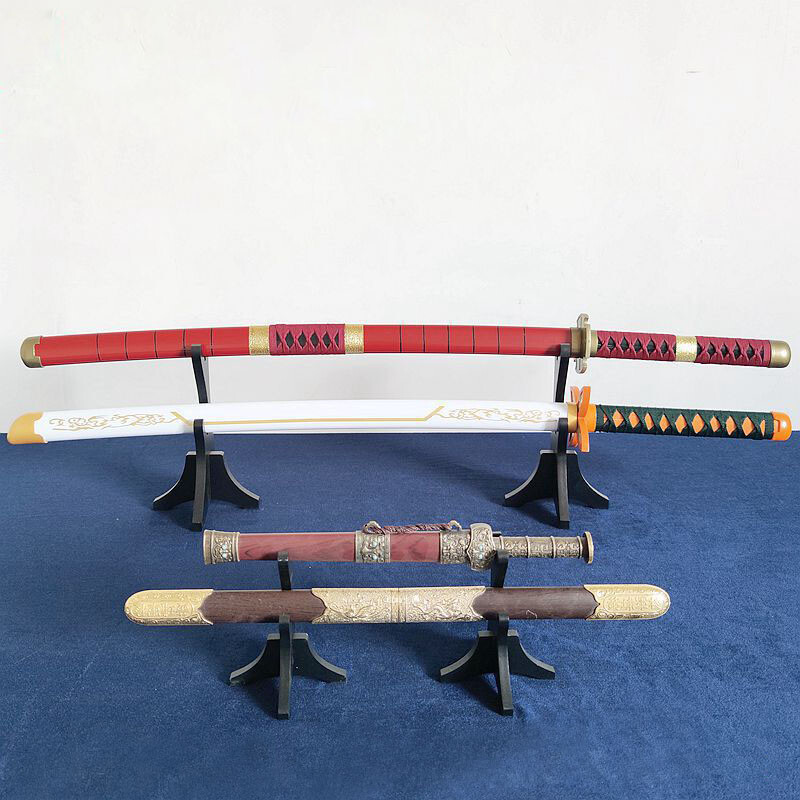 Split Katana Samurai Sword Holder Stand Bracket Assembly New Sword Rack S/L Size