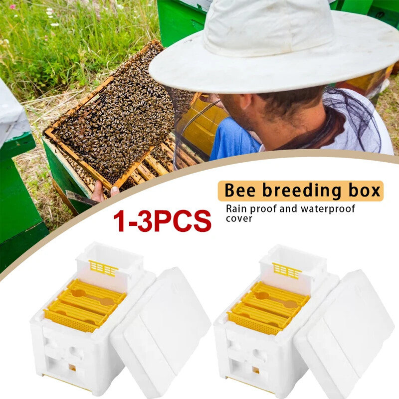 Multi-Function Beehive Beekeeping King Box Foam Home Bee Hive Pollination Boxes