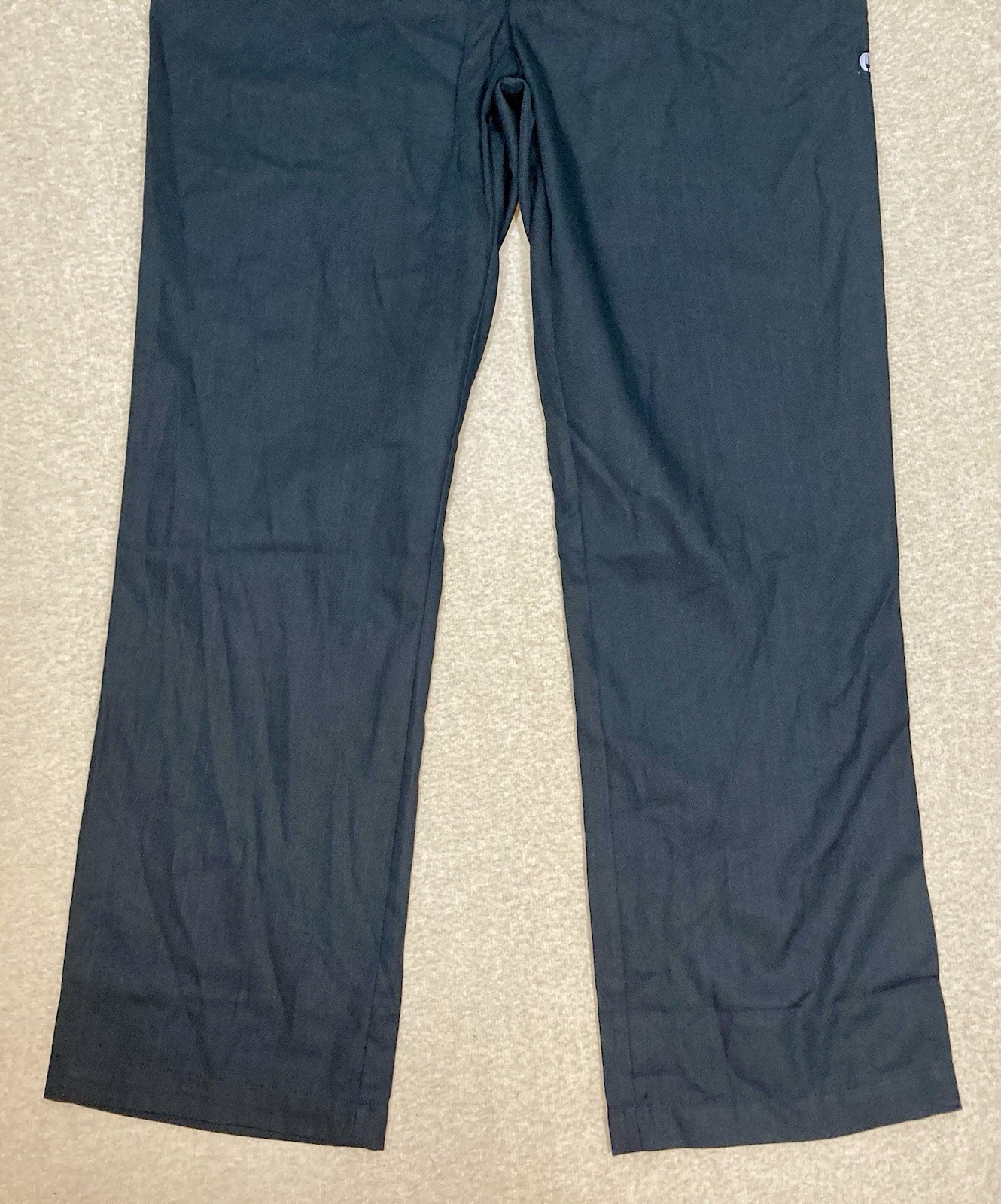 Chef Works Pants Mens Size XL Black Trousers Elastic Waist Loose 32” Inseam NEW