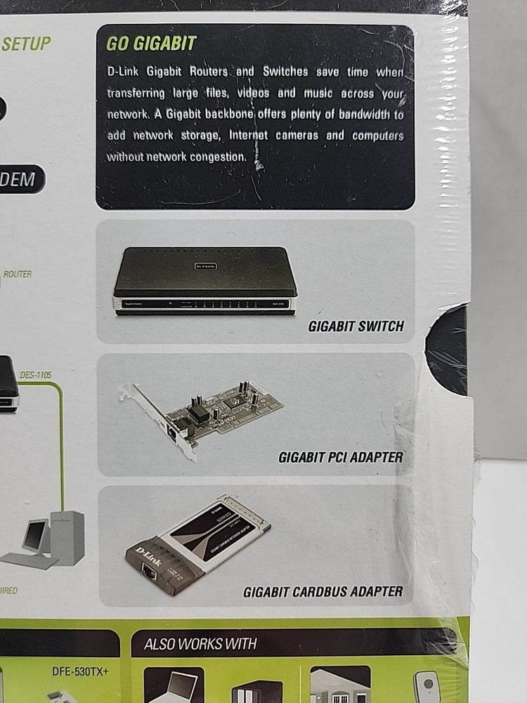 D-Link DES (DES1105) 5-Ports External Switch, NIB