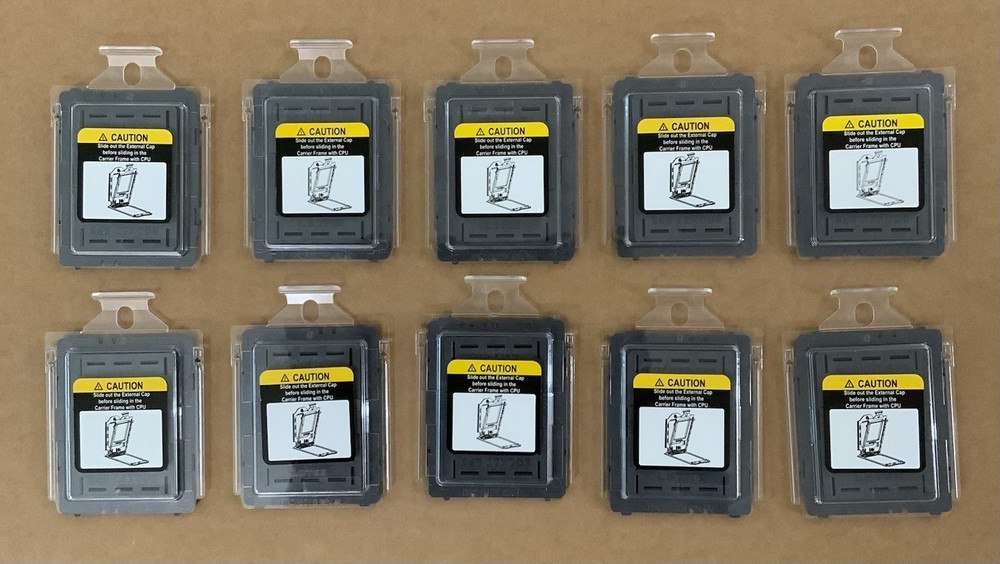 Lot of 10 AMD CPU LOTES SP3 Socket Plastic Protector Cover Cap