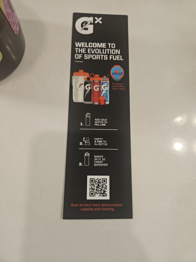 Gatorade GX 30 Oz Squeeze Bottle